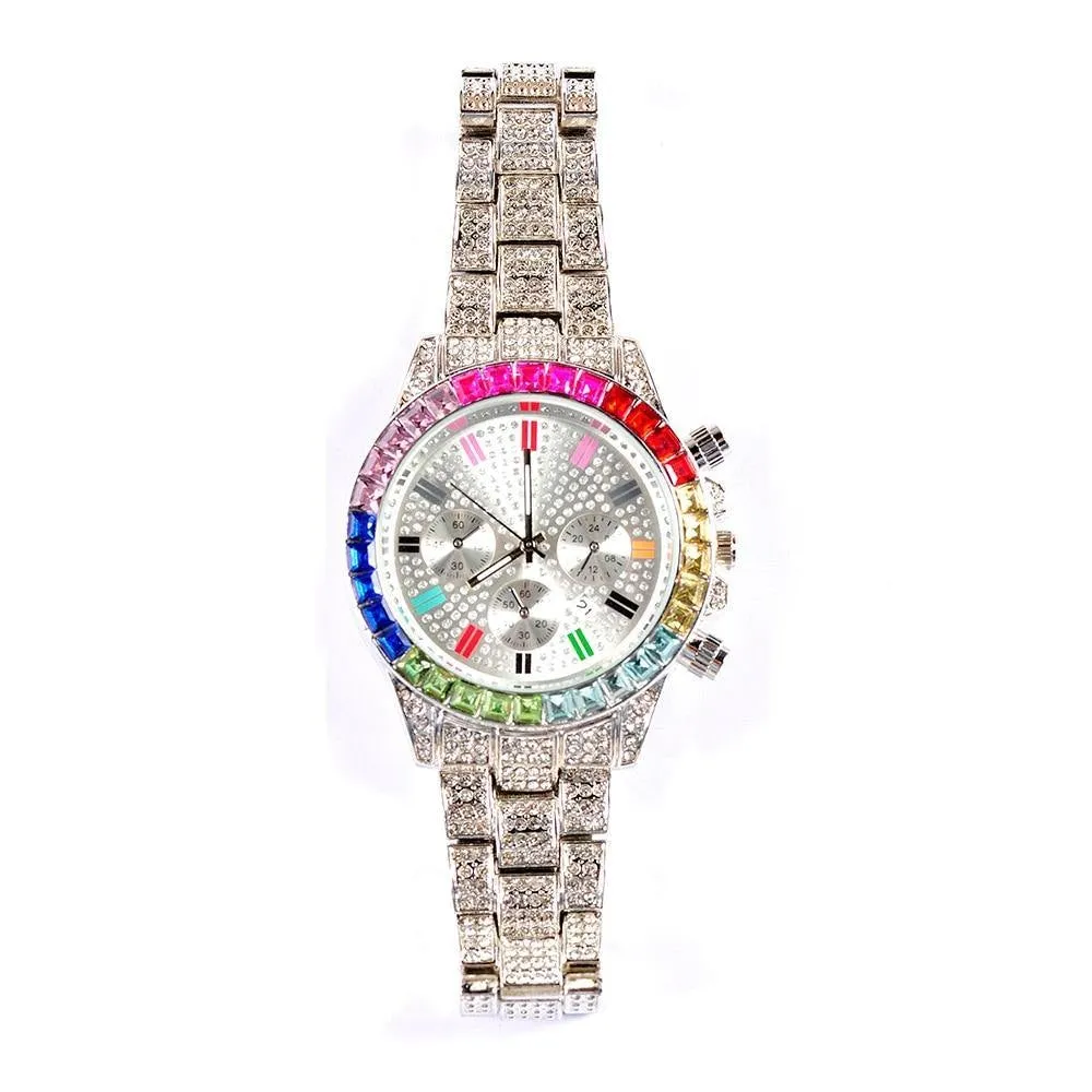 Men's Iced Out  Bling Luxury Watch