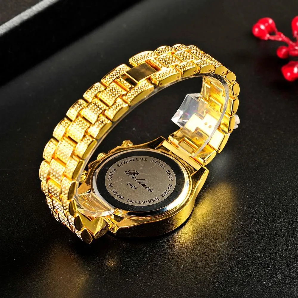 Men's Iced Out  Bling Luxury Watch