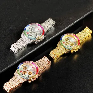 Men's Iced Out  Bling Luxury Watch