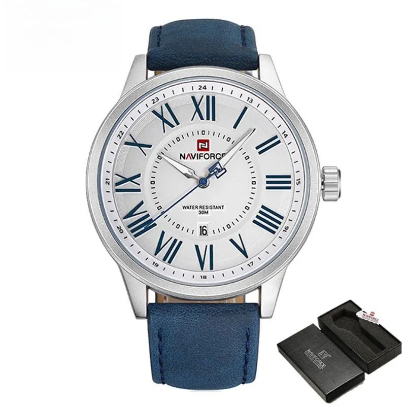 Men's Luxurious Gold Large Dial Watch Men Business Quartz Wristwatch Male Sport Army Clock