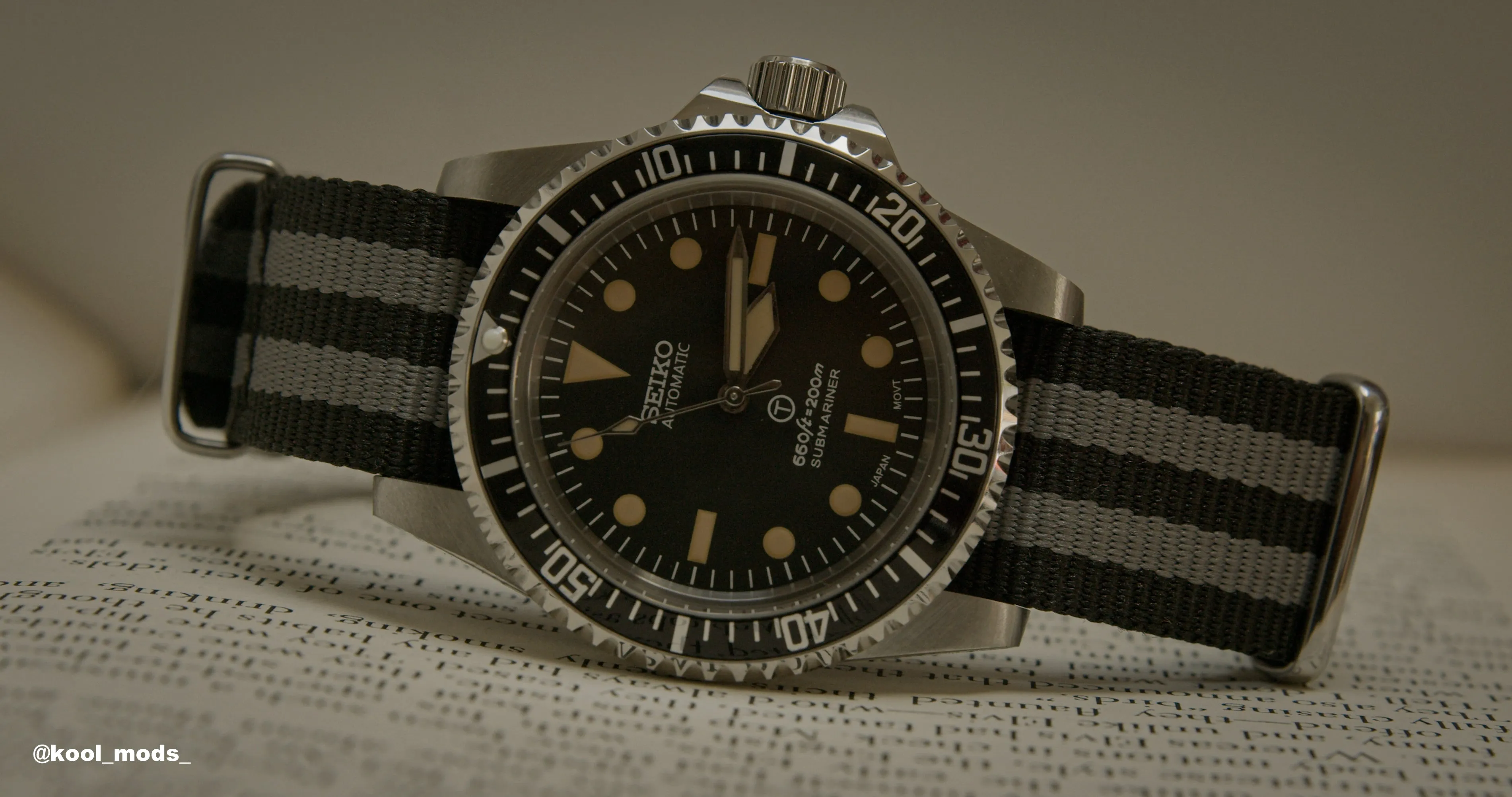 Milsub (Military Submariner) - Custom Mod Watch