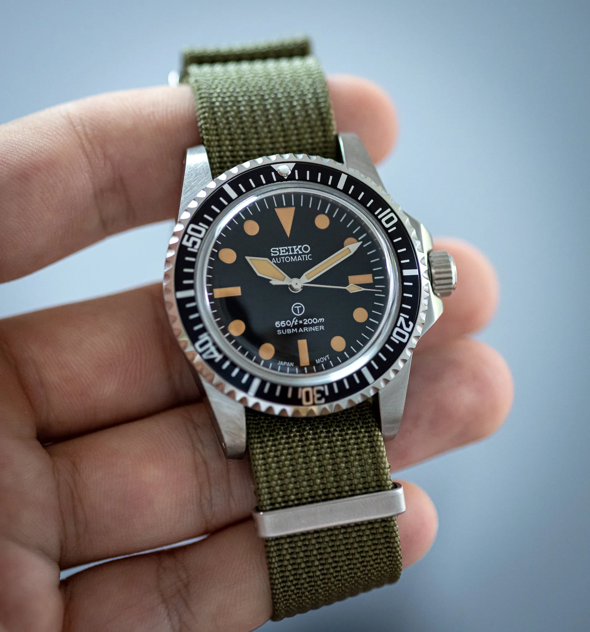 Milsub (Military Submariner) - Custom Mod Watch