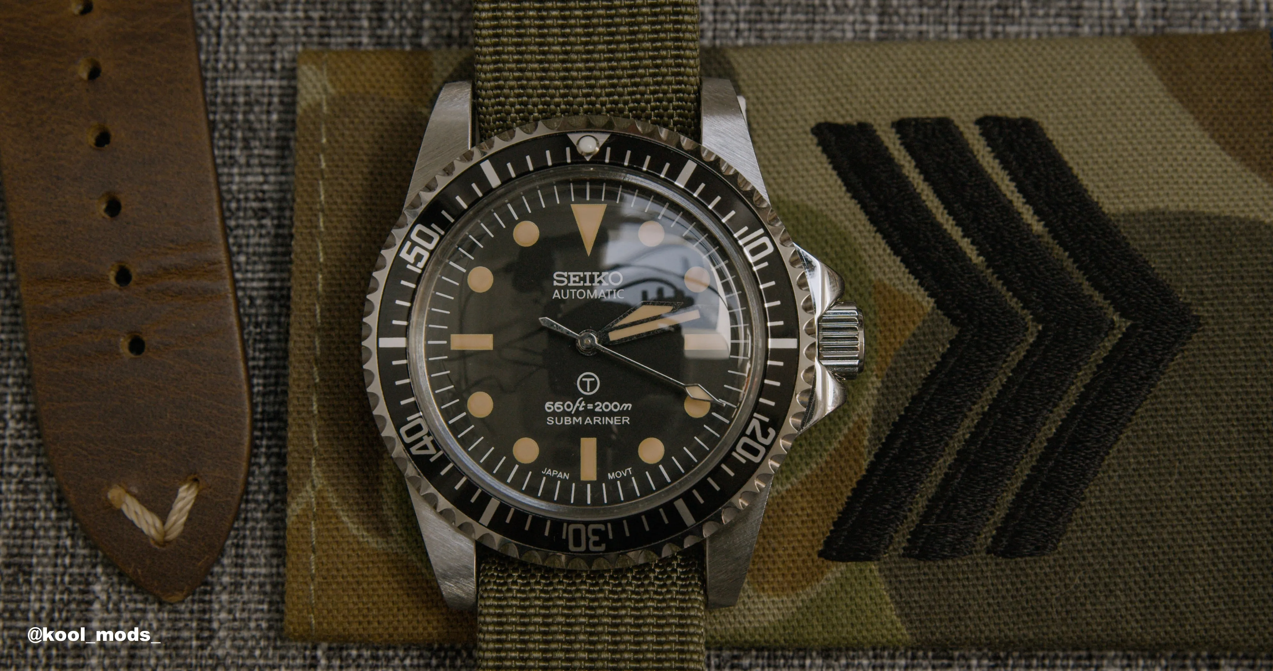 Milsub (Military Submariner) - Custom Mod Watch
