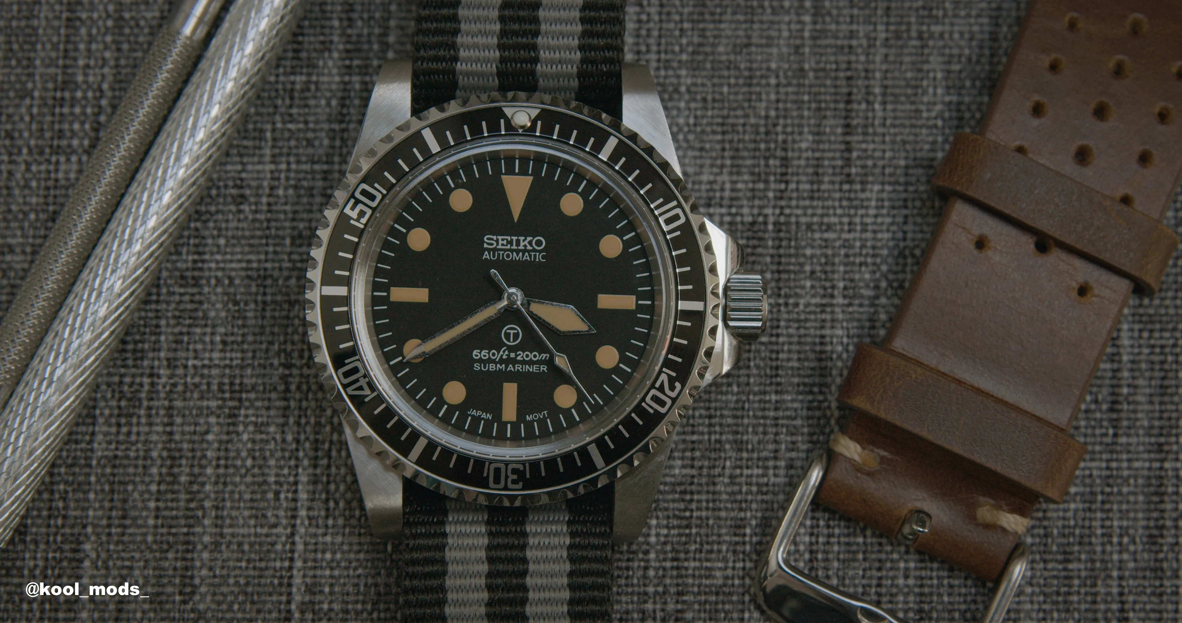 Milsub (Military Submariner) - Custom Mod Watch