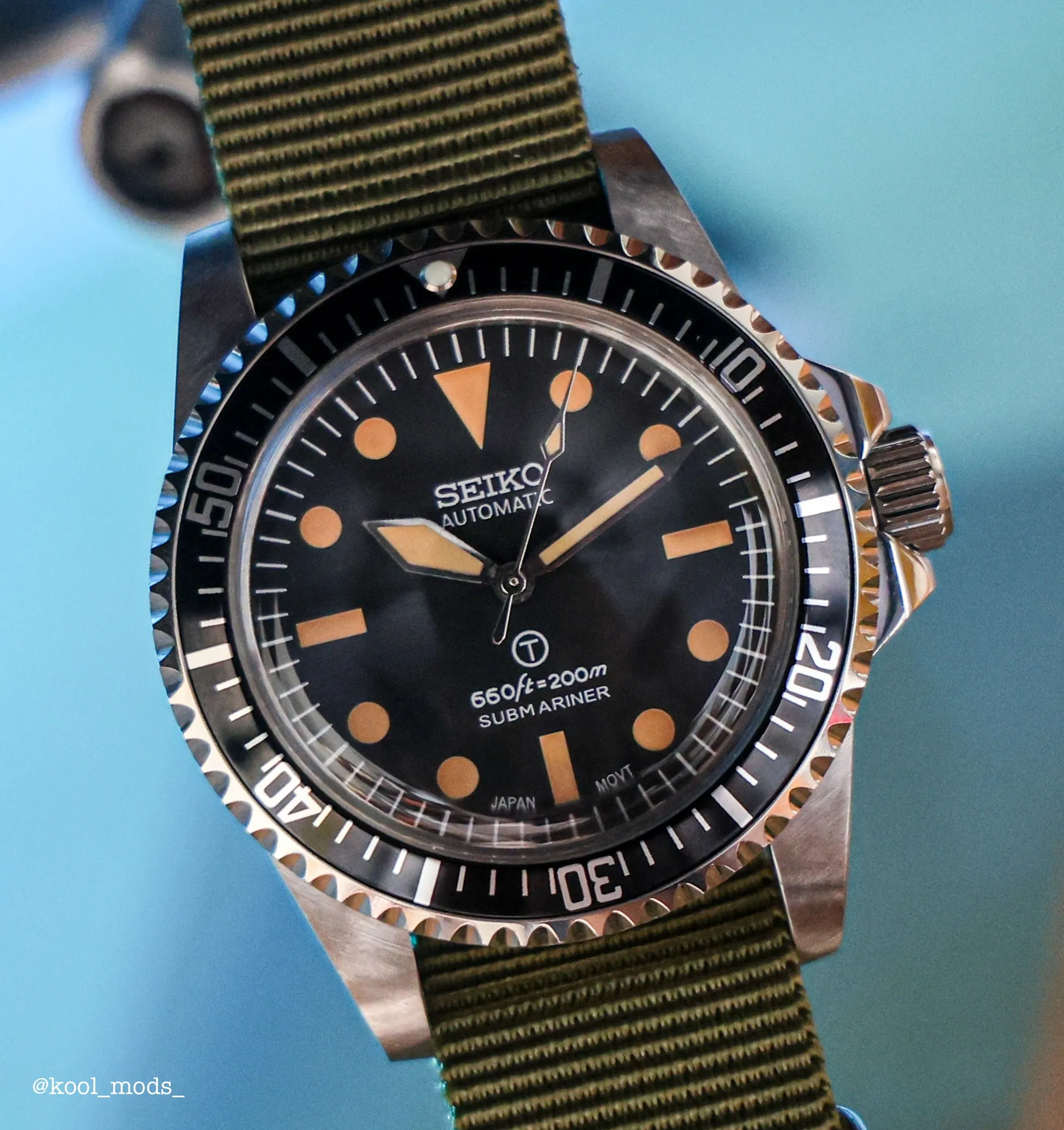 Milsub (Military Submariner) - Custom Mod Watch