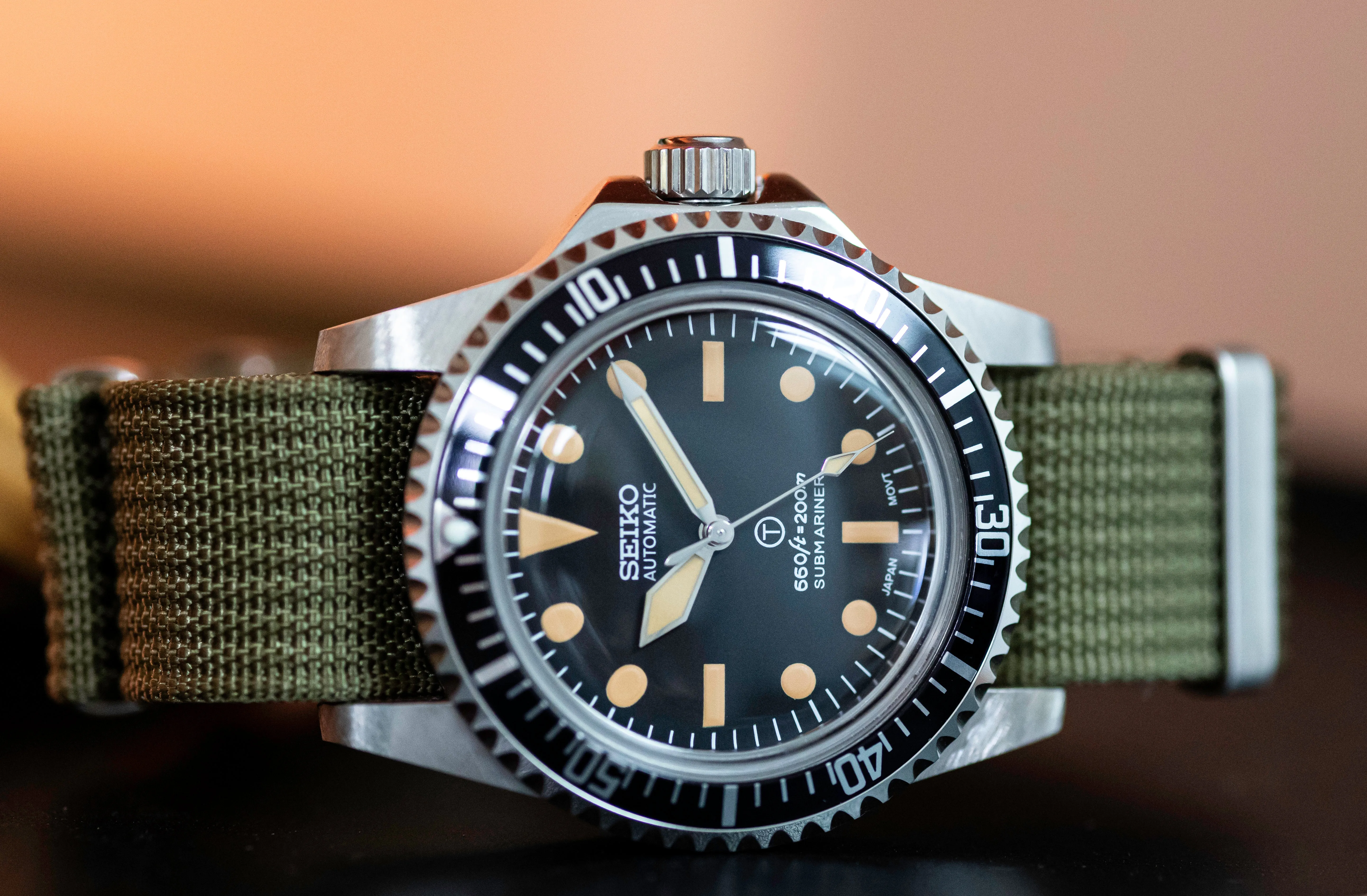Milsub (Military Submariner) - Custom Mod Watch