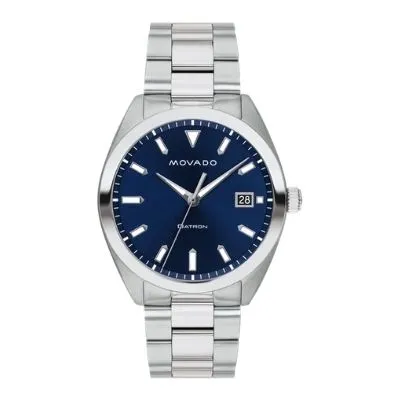 Movado Heritage Series Calendoplan Stainless Steel Mens Watch 3650056