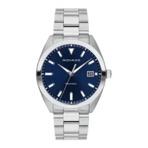 Movado Heritage Series Calendoplan Stainless Steel Mens Watch 3650056