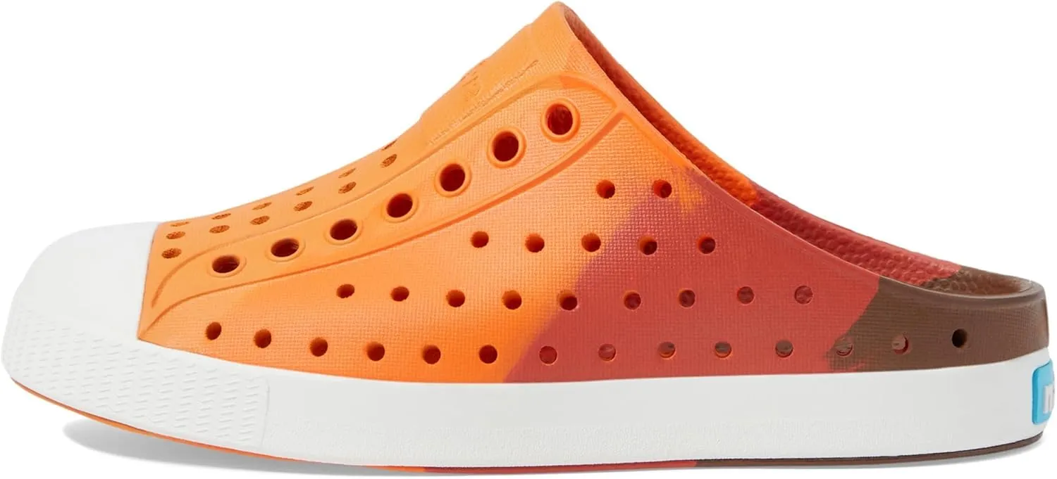 Native Shoes Kids Jefferson Clog Marble (Little Kid/Big Kid) - Clogs for Kids - Synthetic Upper and Outsole