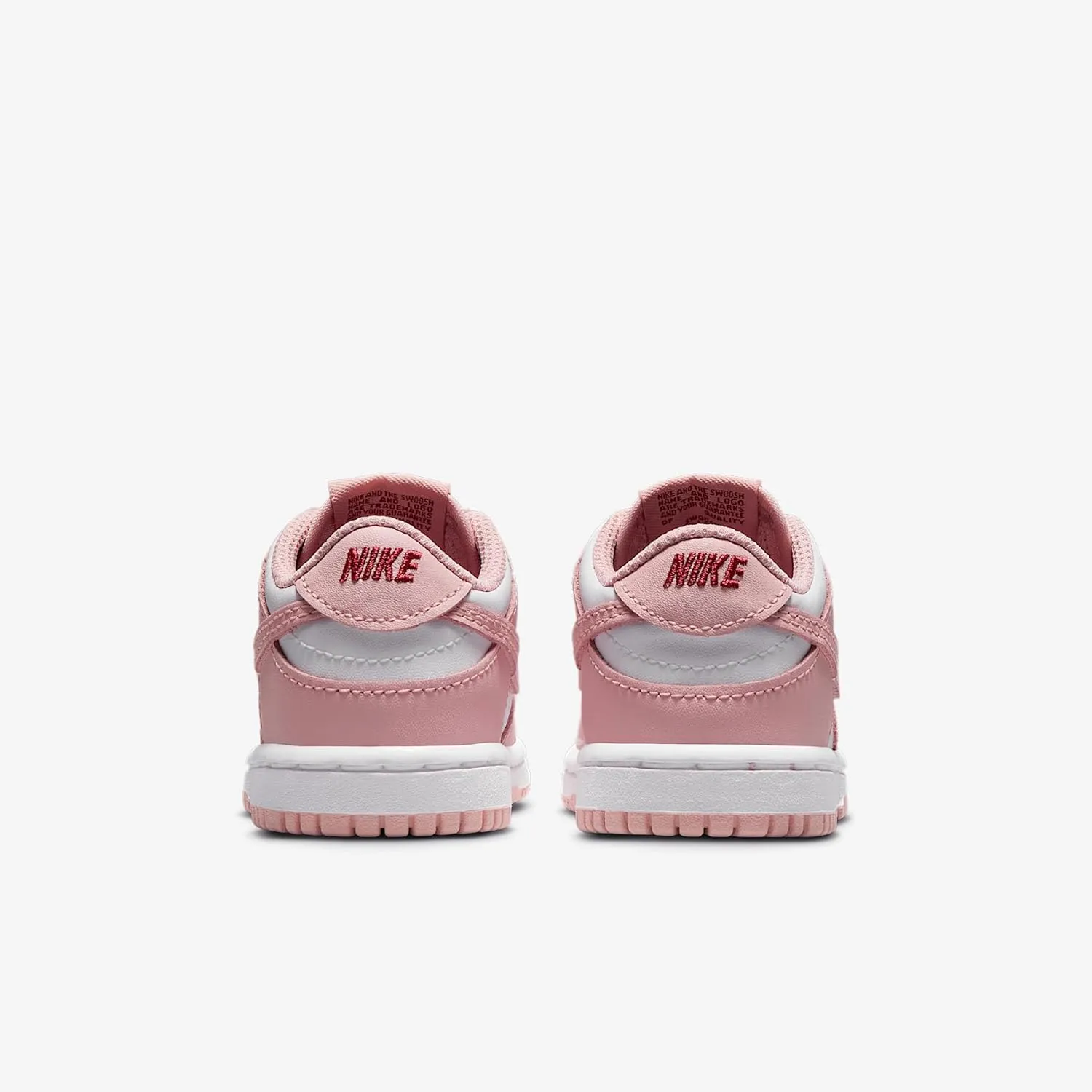 Nike Dunk Low Baby/Toddler Shoes (HV0929-100, White/Pomegranate/Pink Glaze)