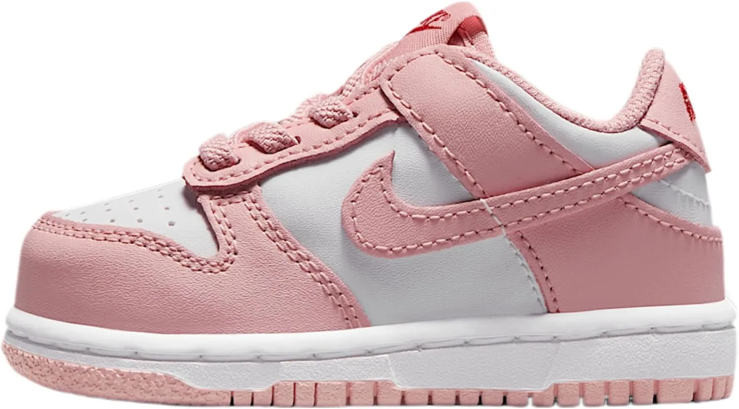 Nike Dunk Low Baby/Toddler Shoes (HV0929-100, White/Pomegranate/Pink Glaze)