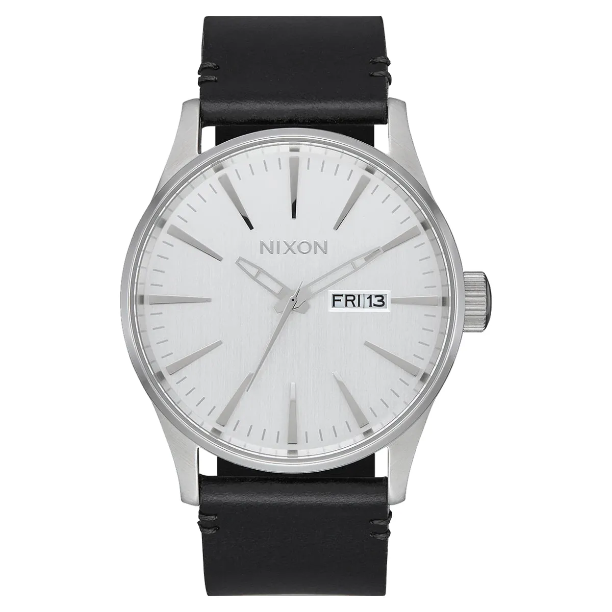 Nixon Sentry Leather Watch