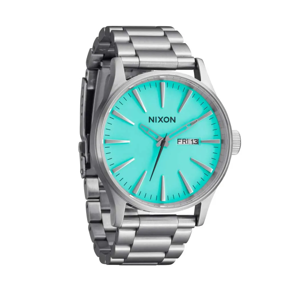 Nixon Sentry SS - Silver/Turquoise