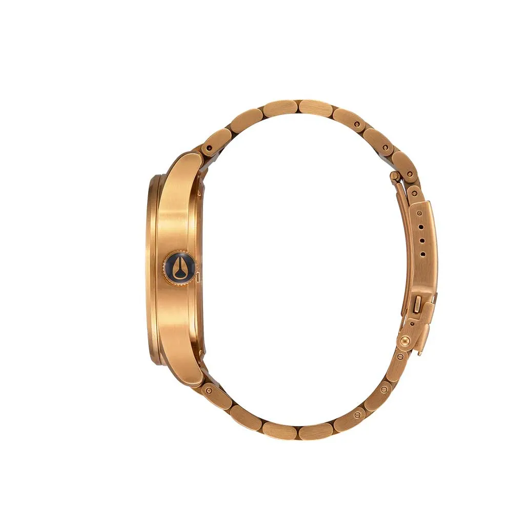 Nixon Sentry SS Watch - Gold/Indigo