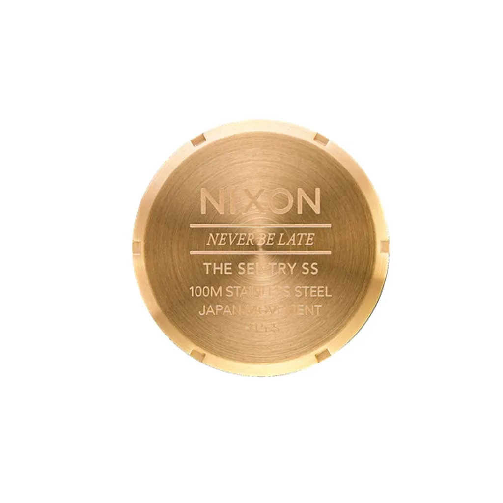 Nixon Sentry SS Watch - Gold/Indigo