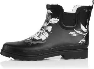 NORTY - Womens Ankle Rain Boots - Ladies Waterproof Winter Spring Garden Boot runs  size large