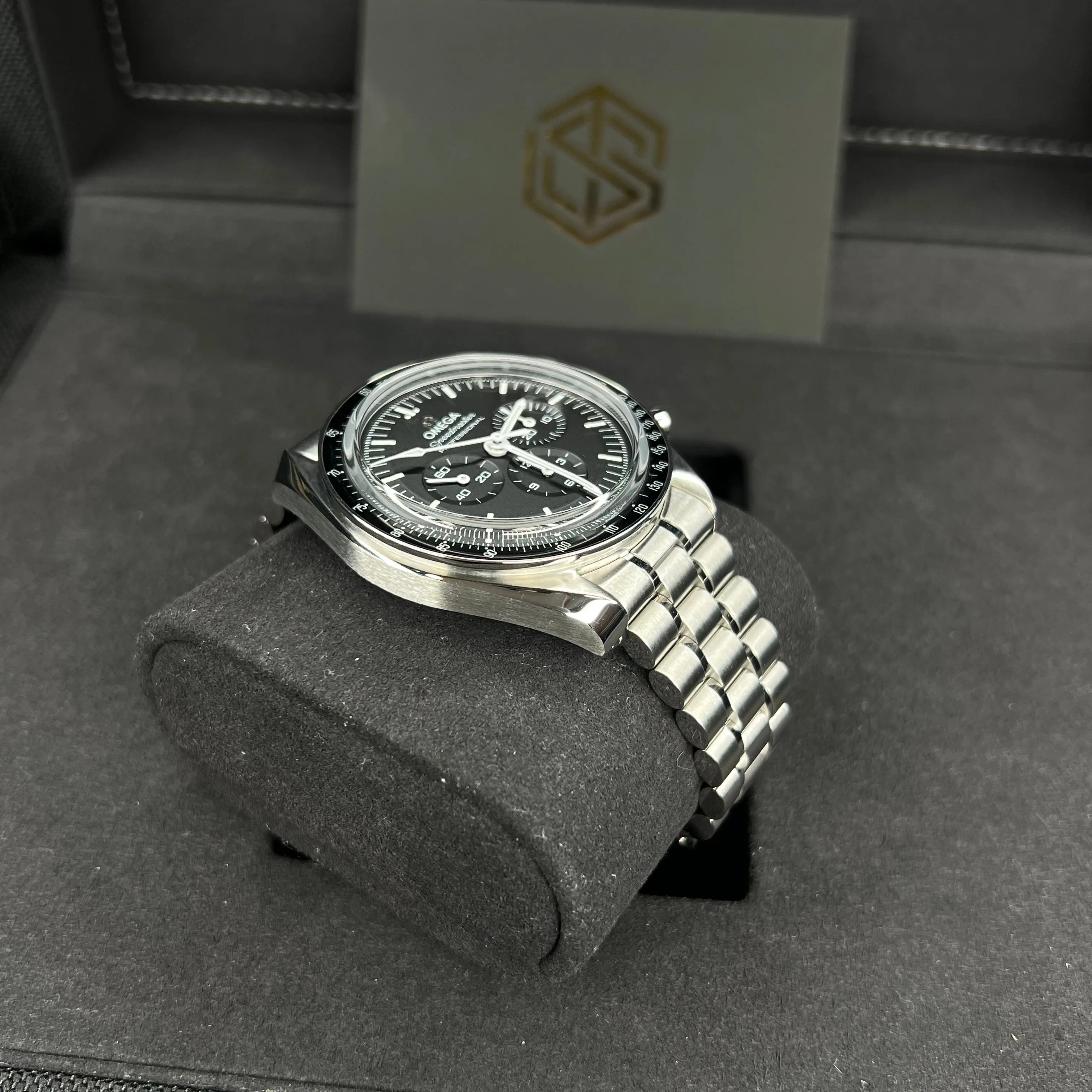 Omega 310.30.42.50.01.002 Moonwatch 'Sapphire Sandwich' 42mm Brand New 2021 Full Set Watch