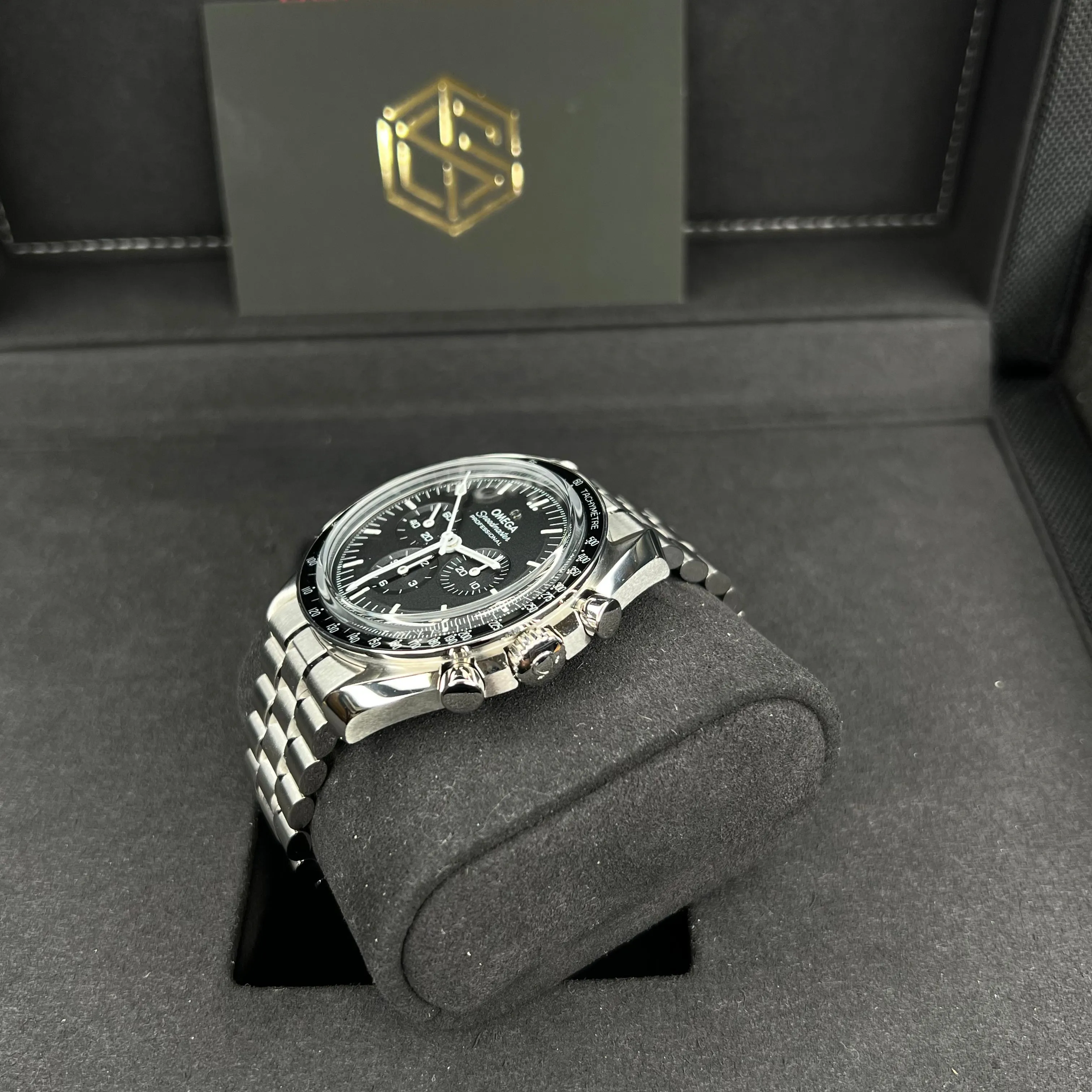 Omega 310.30.42.50.01.002 Moonwatch 'Sapphire Sandwich' 42mm Brand New 2021 Full Set Watch