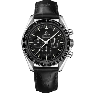 Omega Speedmaster Moonwatch Professional 42 mm, steel on leather strap