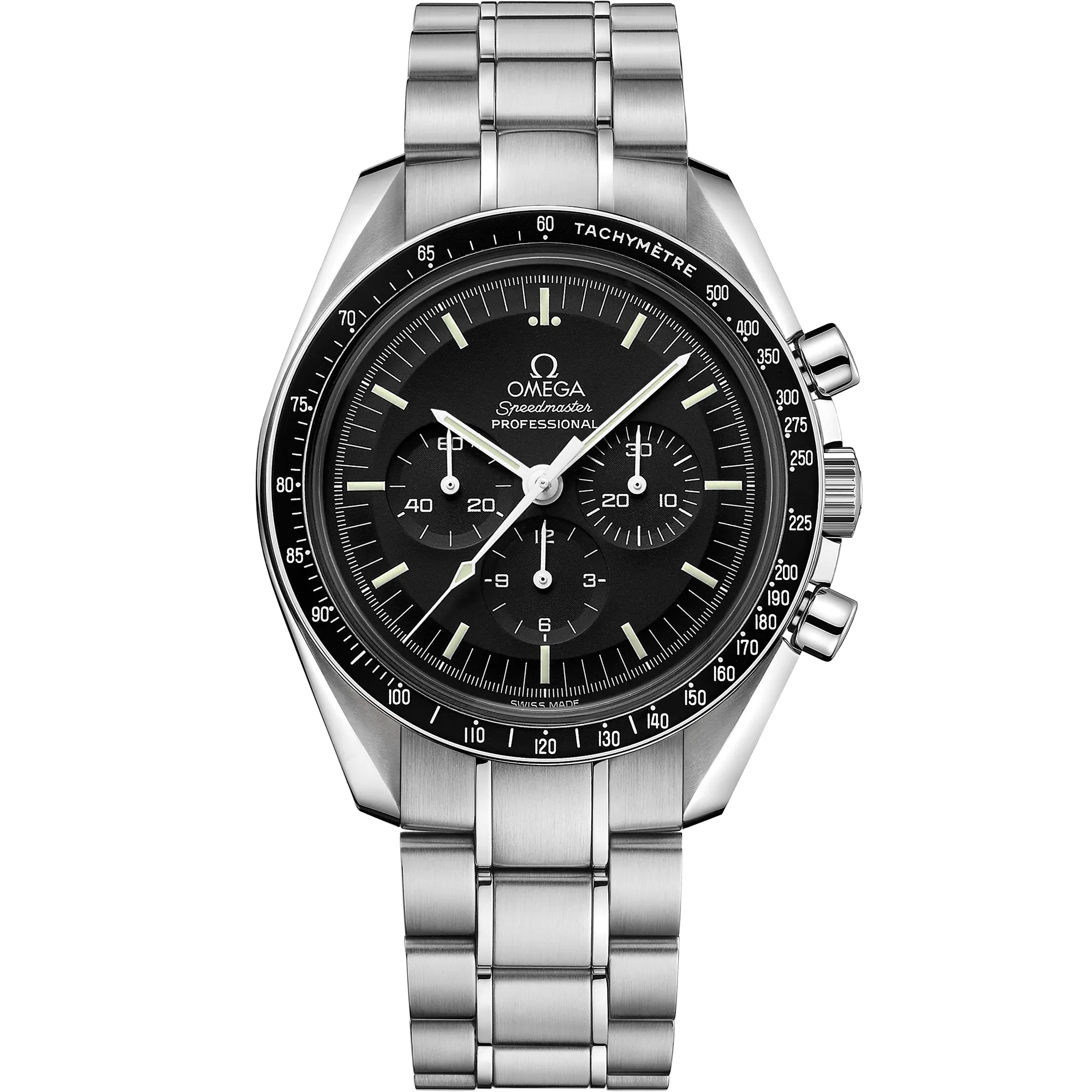 Omega Speedmaster Moonwatch Professional 42 mm, steel on steel