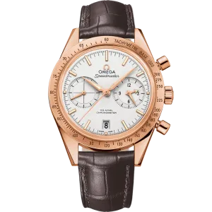 Omega Speedmaster Speedmaster '57 41.5 mm, red gold on leather strap