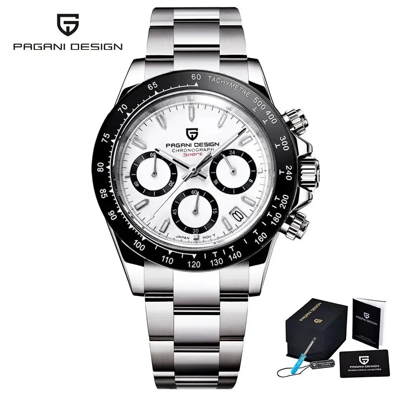 PAGANI DESIGN 2024 Men's Luxury Quartz Chronograph Watch