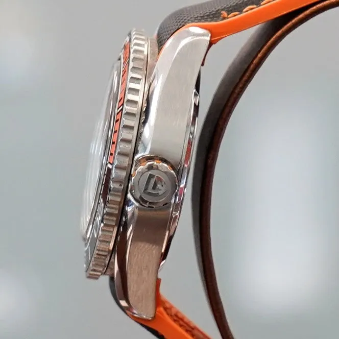 PAGANI DESIGN Automatic Diver Watch Ceramic Bezel ALL S.S. 100M Water Resistant - Brand New!