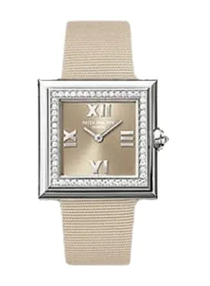 Patek Philippe Gondolo 18K White Gold & Diamonds Lady`s Watch