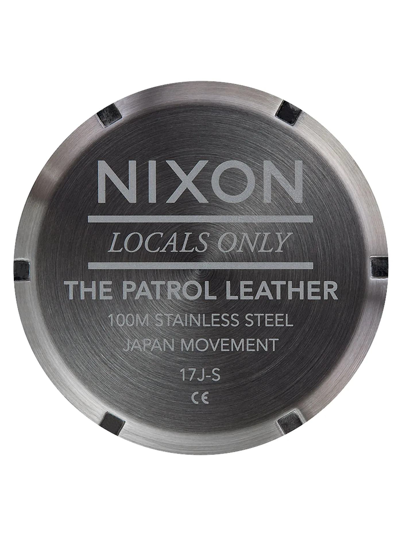 Patrol Leather Gunmetal/Gold Watch