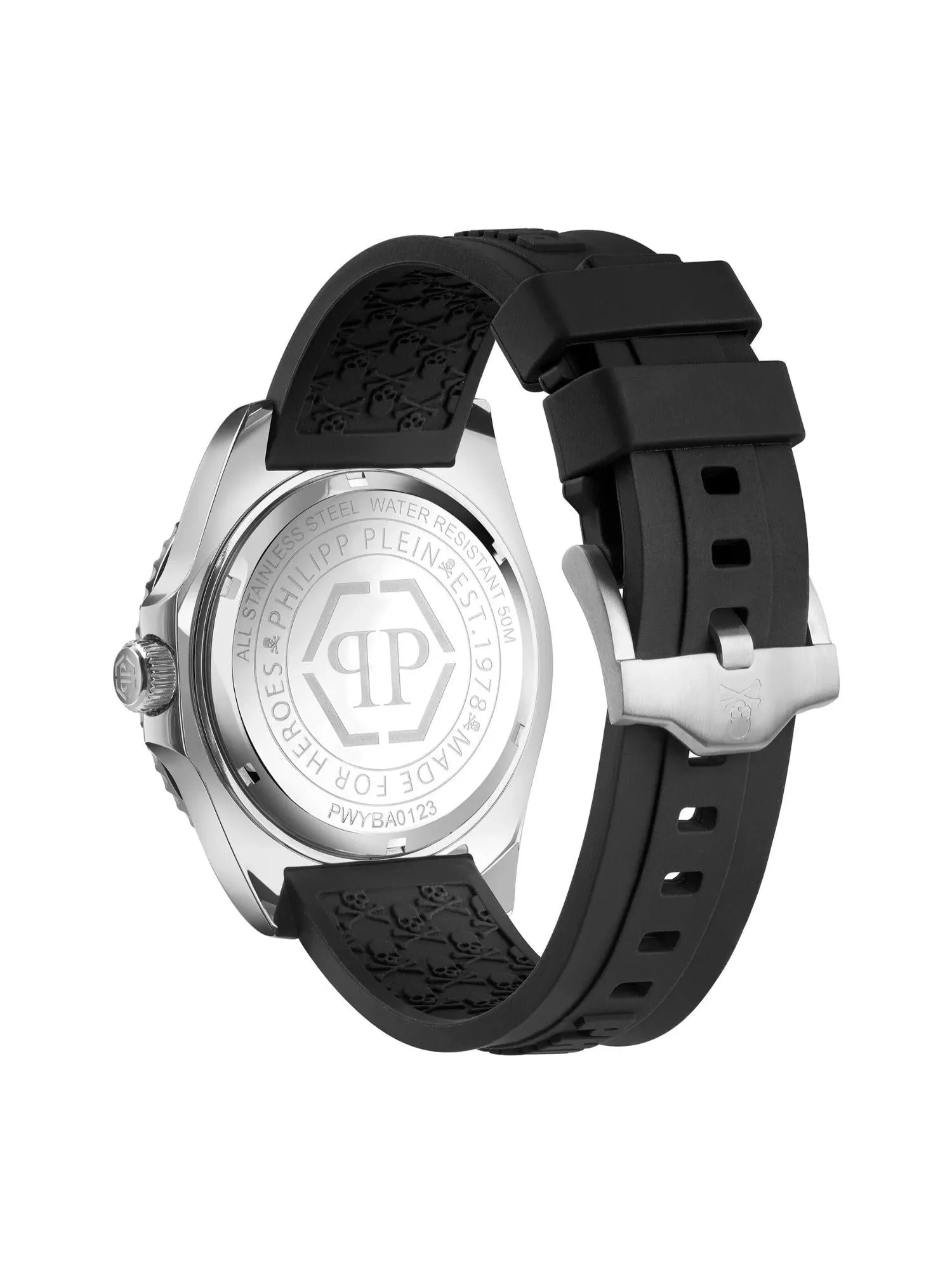 Philipp Plein Men 44 mm Size Black Dial Analog Watch - PWYBA0123