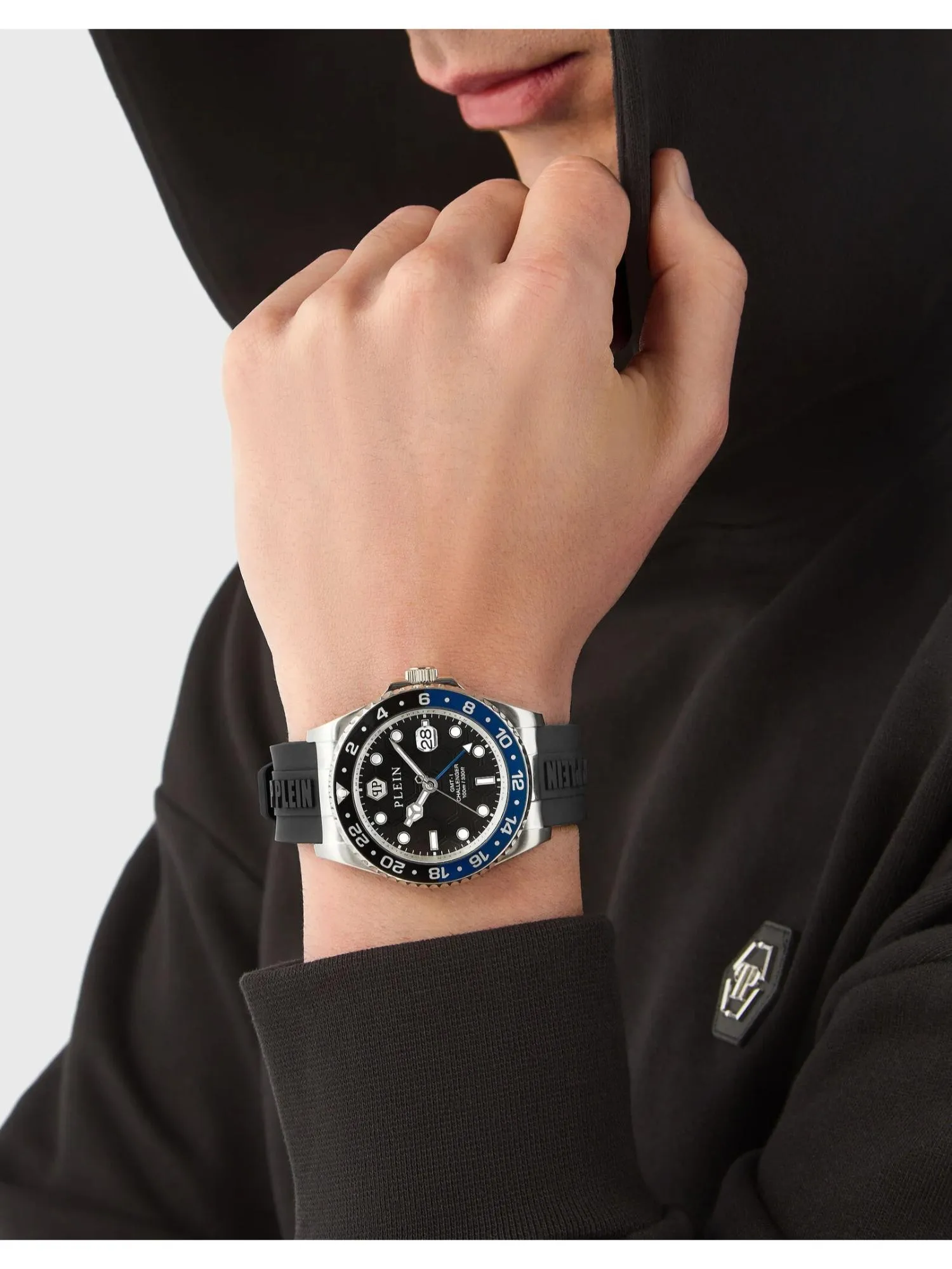 Philipp Plein Men 44 mm Size Black Dial Analog Watch - PWYBA0123