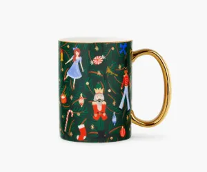 Porcelain Mug (Evergreen Nutcracker)