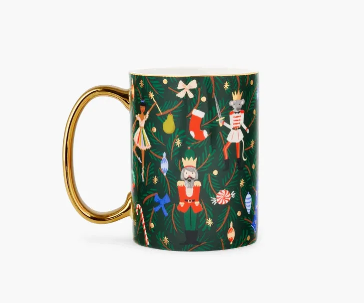 Porcelain Mug (Evergreen Nutcracker)