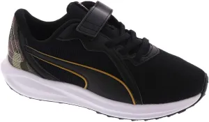 PUMA Unisex-Child Twitch Runner Sashiko Alternate Closure Sneaker