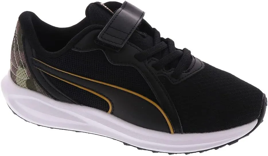 PUMA Unisex-Child Twitch Runner Sashiko Alternate Closure Sneaker