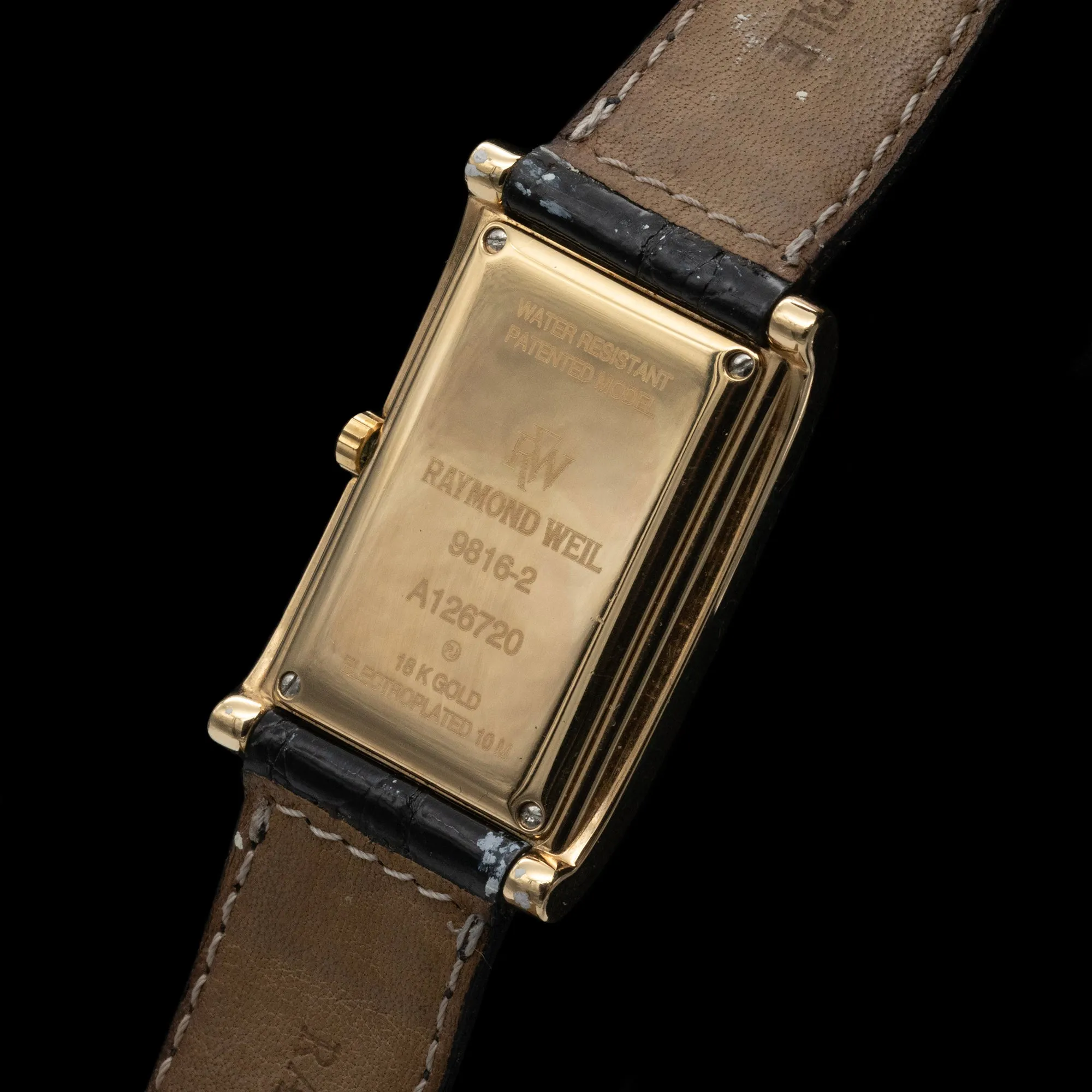 Raymond Weil - Tank 18k Gold Electroplated 9616-2