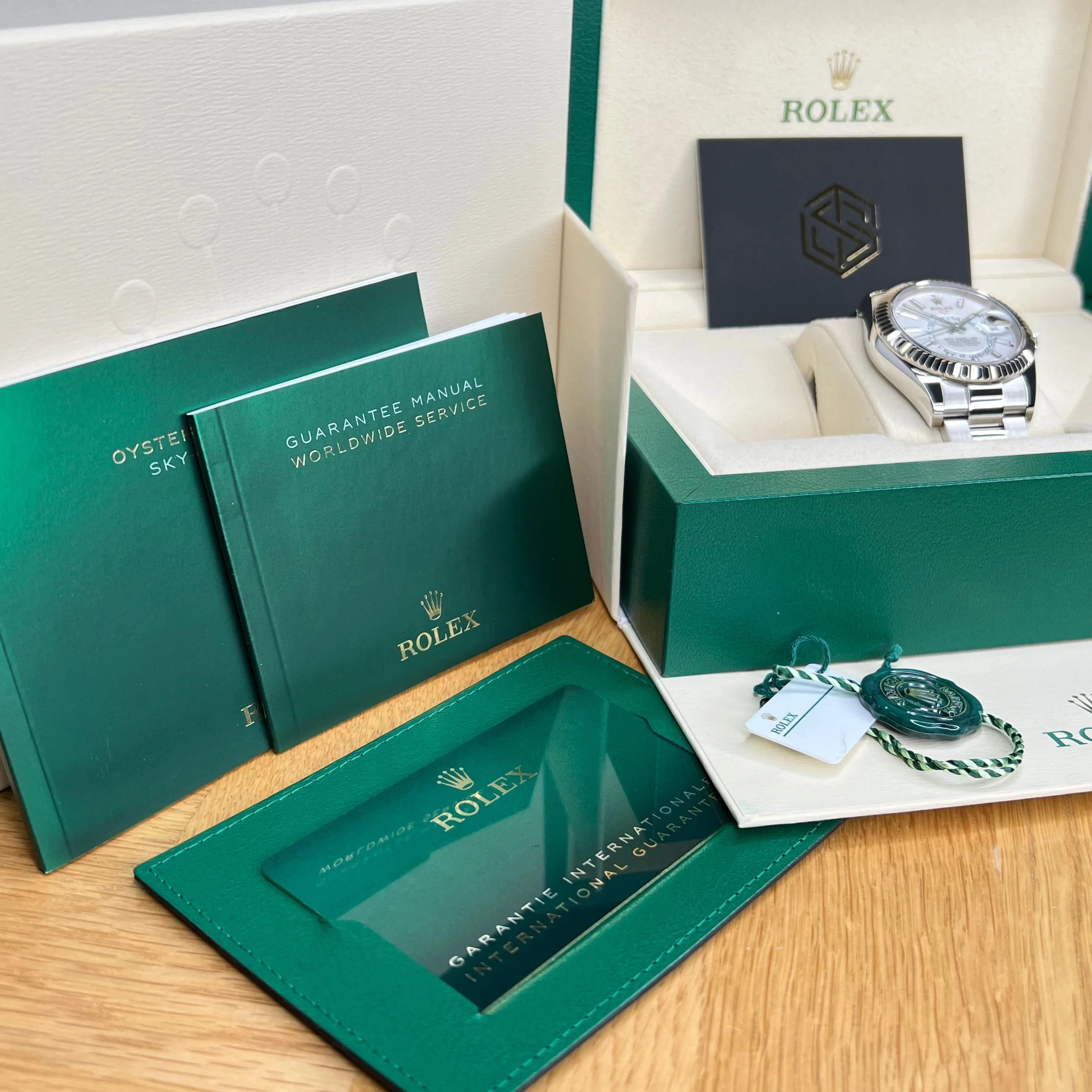 Rolex 326934 Sky-Dweller White Dial 2020 Mint Condition Full Set Watch