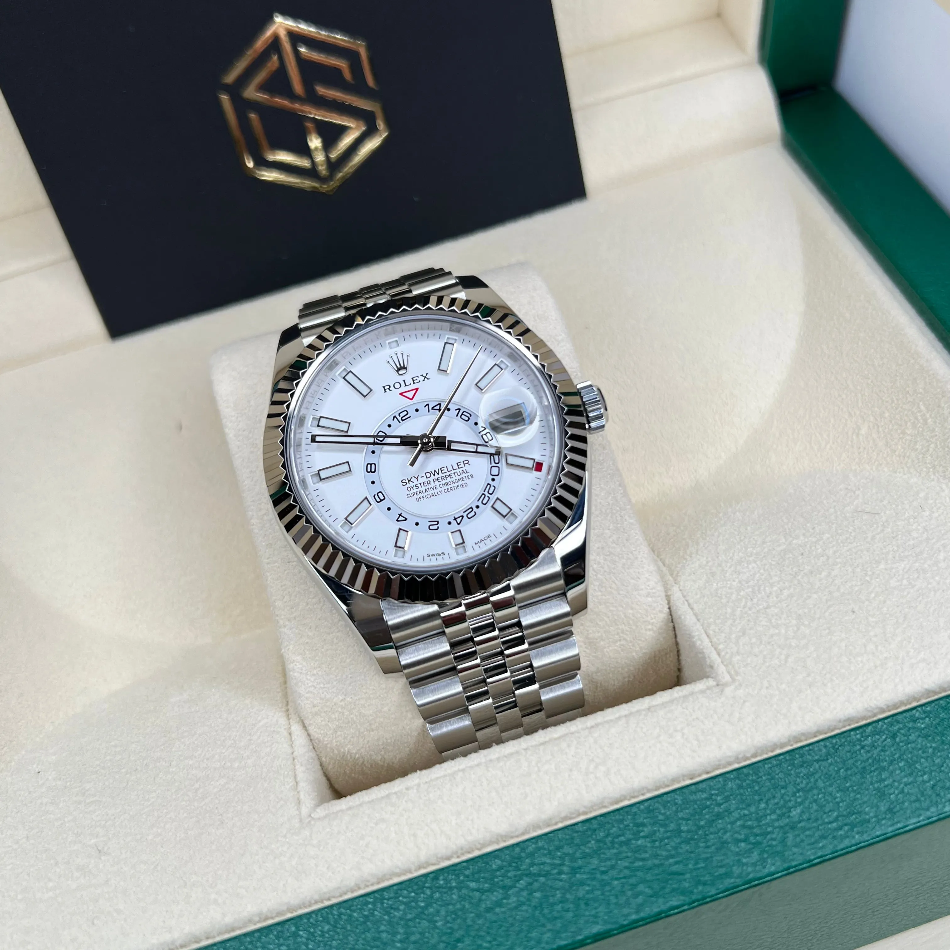 Rolex 326934 Sky-Dweller White Dial Jubilee Bracelet 2022 Watch