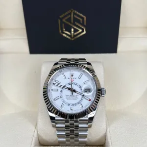Rolex 326934 Sky-Dweller White Dial Jubilee Bracelet 2022 Watch