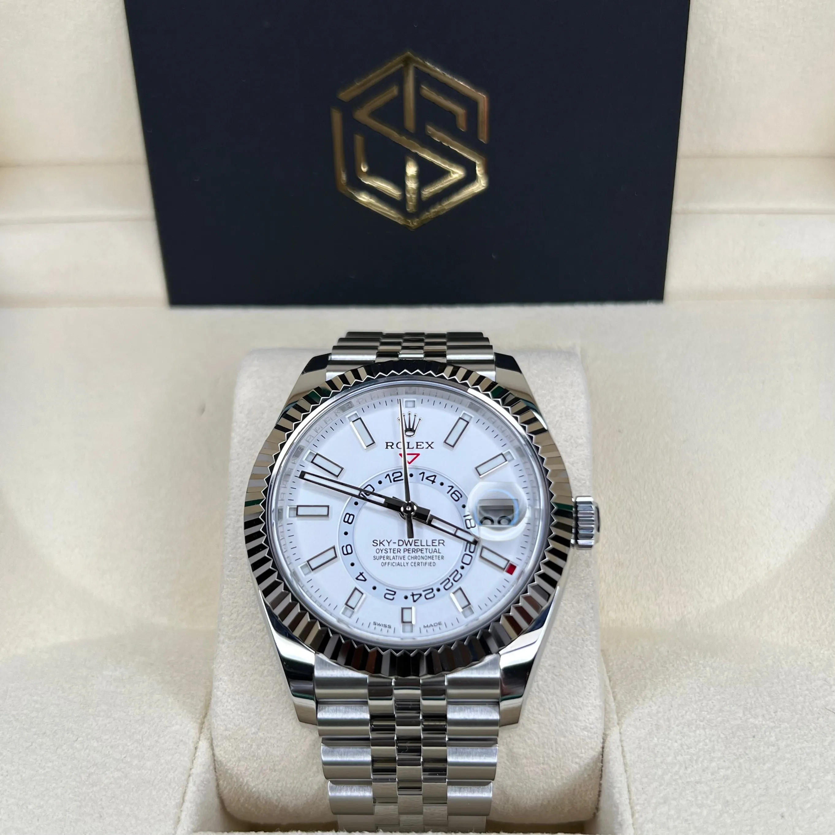 Rolex 326934 Sky-Dweller White Dial Jubilee Bracelet 2022 Watch