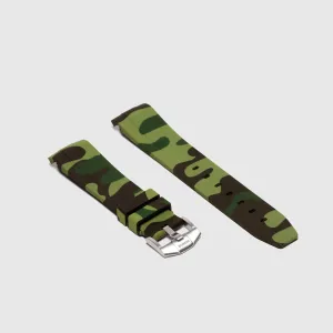 Rolex Green Camo Rubber Strap (Size 41MM Only)