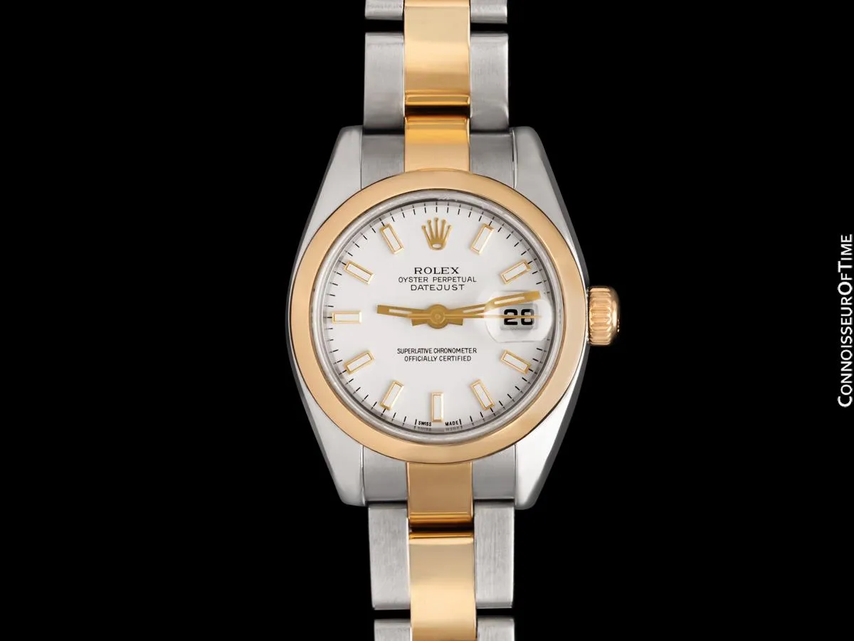Rolex Lady Oyster Perpetual Datejust 26, 179173 Stainless Steel & 18K Gold Watch - Papers & Boxes