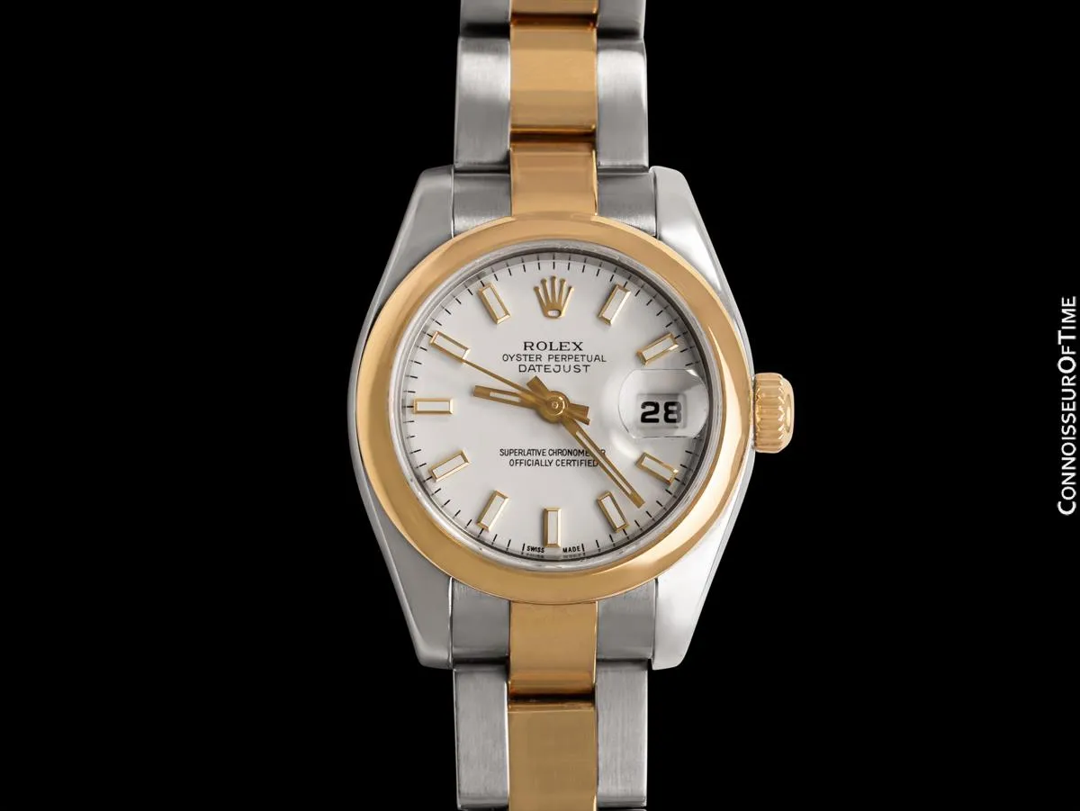 Rolex Lady Oyster Perpetual Datejust 26, 179173 Stainless Steel & 18K Gold Watch - Papers & Boxes