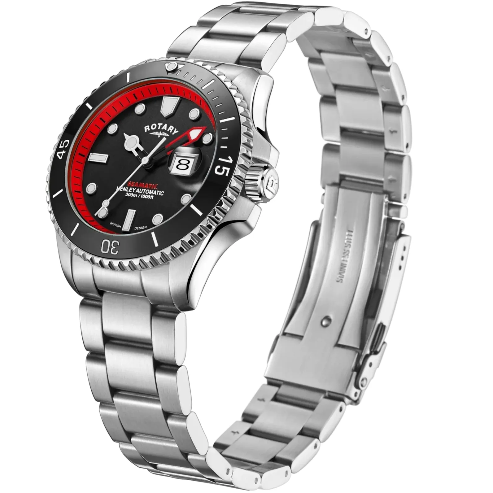 Rotary Seamatic Men's Black Watch GB05430/81
