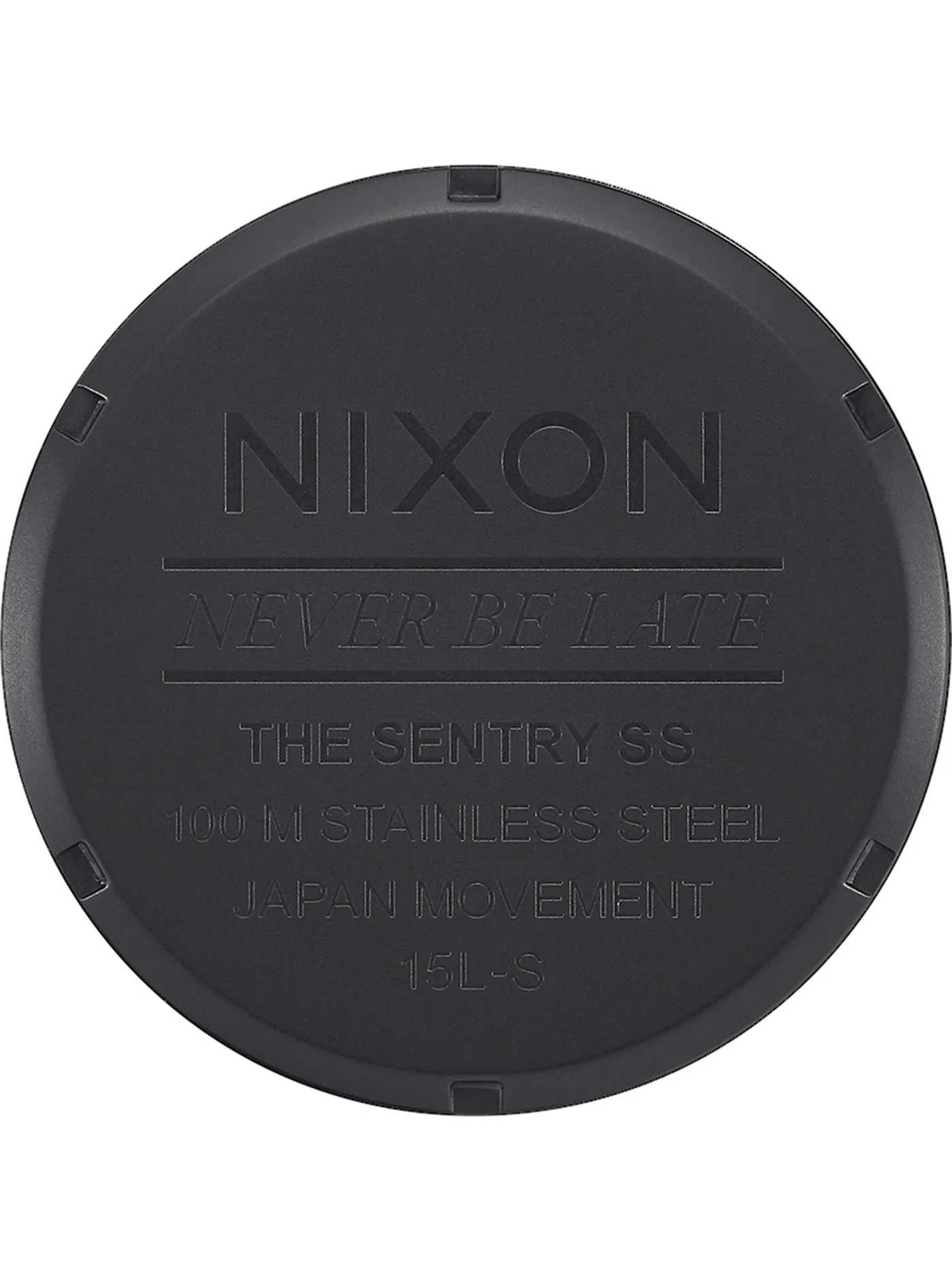 Sentry Stainless Steel Matte Black/Gold Watch