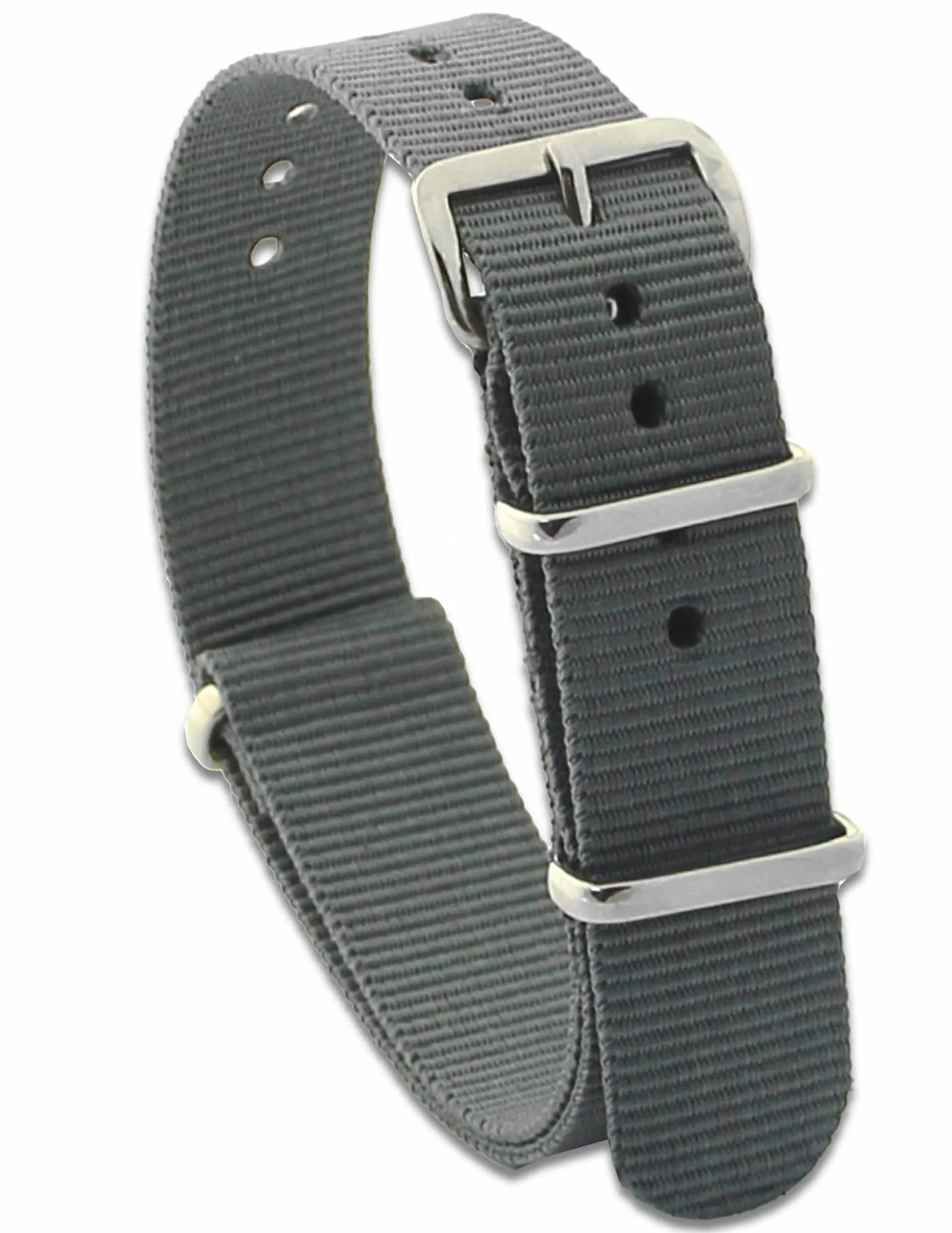 Silver G10 Watch Strap