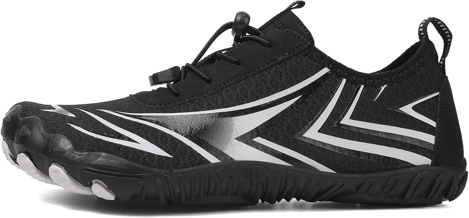 Smoneyful Hike Barefoot Shoes for Women and Men, Waterproof Trail Running Healthy and Non-Slip, Wide Toe Box, Unisex Outdoor Hiking Footwear
