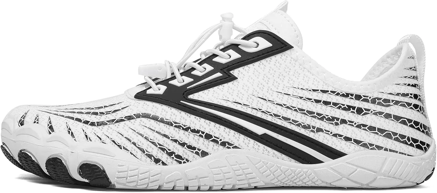 Smoneyful Hike Barefoot Shoes for Women and Men, Waterproof Trail Running Healthy and Non-Slip, Wide Toe Box, Unisex Outdoor Hiking Footwear