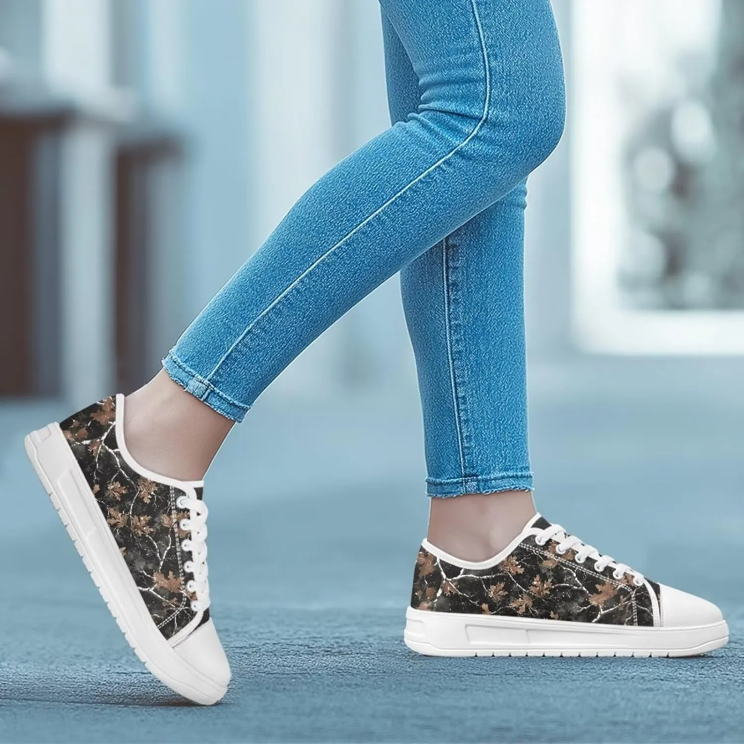 Sneakers for Women Memory Foam Spring Shoes for Women Footwear Slip-On Canvas Shoes Non Slip Fashion 5.5-13.5