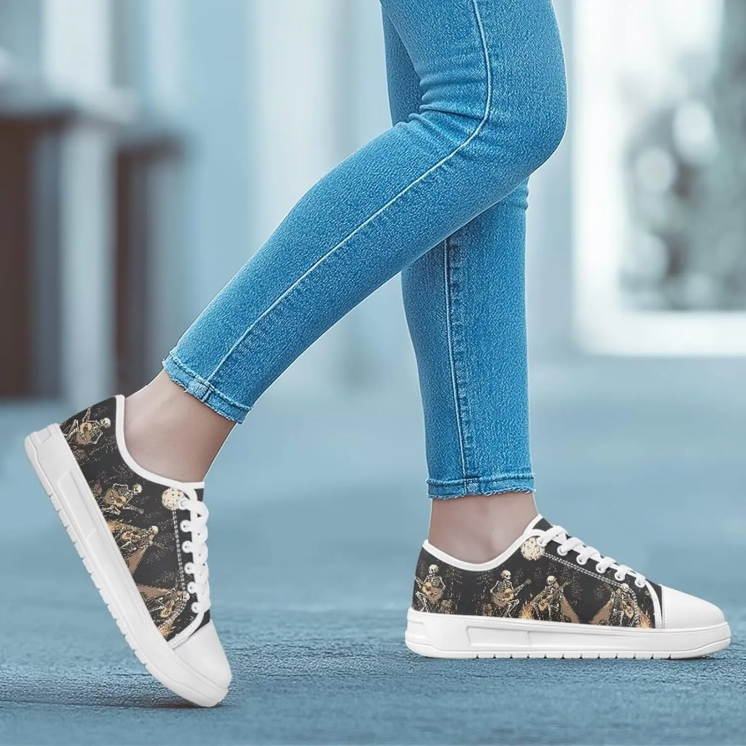 Sneakers for Women Shoes Footwear Memory Foam Insole Lightweight and Non-Slip Sole Lace Up Fashion Sneaker